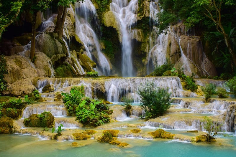 Water Feature with Rocks
